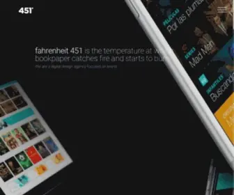 451.com(Digital design agency) Screenshot