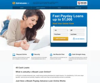 45Cash-Official-Site.xyz(45Cash Loans) Screenshot