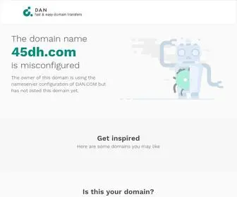 45DH.com(Misconfigured) Screenshot