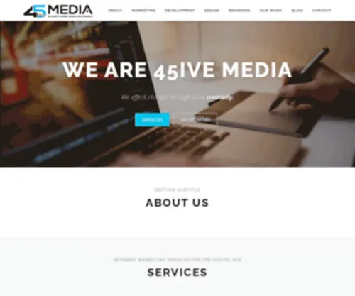 45Ivemedia.net(Top digital marketing agency) Screenshot