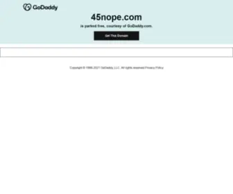 45Nope.com(45 Nope) Screenshot