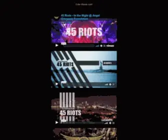 45Riots.com(Live Music Entertainment) Screenshot