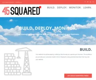 45Squared.com(Fully Managed Websites That Grow Your Business) Screenshot