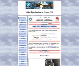 461ST.org(461st Bombardment Group (H)) Screenshot