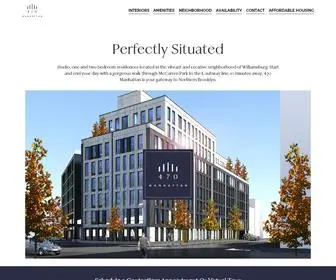 470Manhattan.com(Greenpoint, Brooklyn Apartments) Screenshot