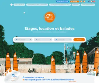 47Nautik.com(Activités et loisirs nautique morbihan) Screenshot