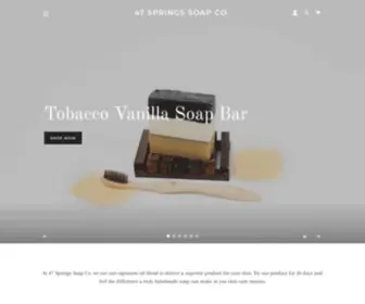 47Springssoapco.com(47 Springs Soap Co) Screenshot