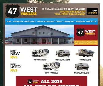 47Westtrailers.com(47 West Trailers) Screenshot