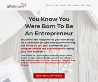 48Dayseagles.com(48 Days Eagles for Entrepreneurs) Screenshot