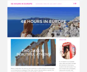 48Hoursineurope.com(48 Hours In Europe) Screenshot