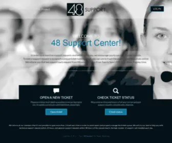 48Support.com(48 Support) Screenshot