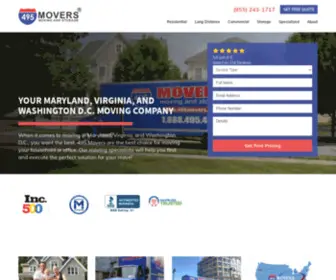 495Movers.com(Rockville Moving Company) Screenshot