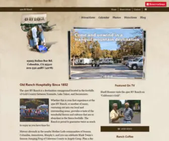 49ErrvPark.com(49er Ranch RV Park) Screenshot