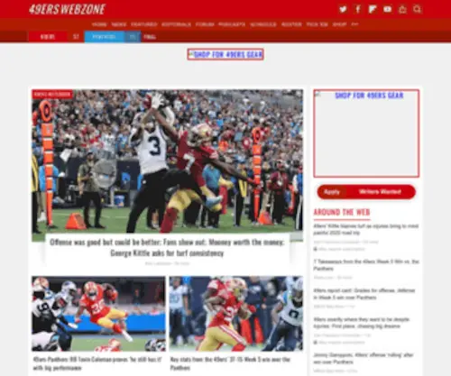49Erswebzone.net(San Francisco 49ers News and Community) Screenshot