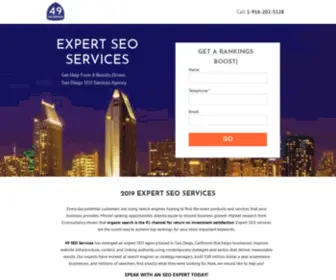 49Seoservices.com(49 SEO Services) Screenshot