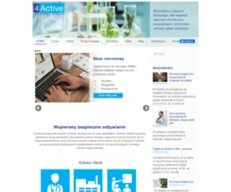 4Active.pl(4Active Nature Medicine Technology) Screenshot