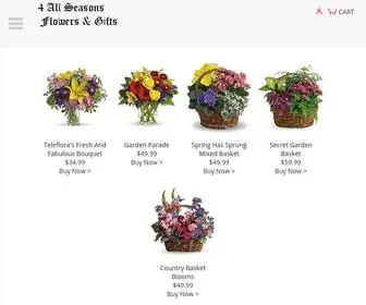 4Allseasonsflowers.com(Beardstown Florist) Screenshot