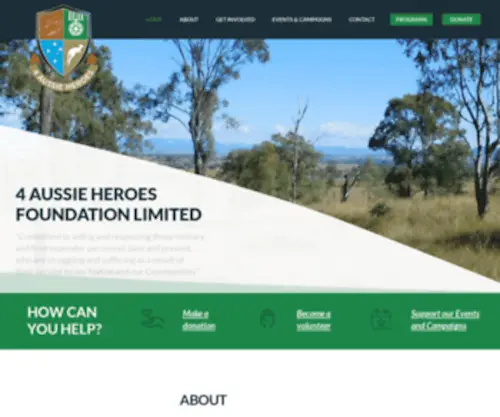 4Aussieheroes.com.au(4 Aussie Heroes) Screenshot