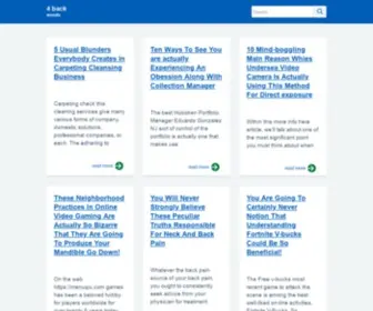 4Backwoods.com(4 back) Screenshot