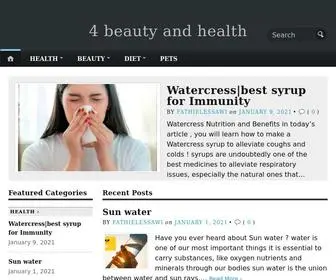 4Beautyandhealth.com(4 beauty and health) Screenshot