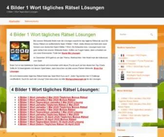 4Bilder1Wortraetsel.de(4 Bilder 1 Wort t) Screenshot