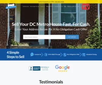 4Brothersbuyhouses.com(We Buy Houses DC) Screenshot