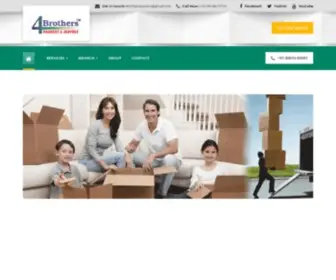 4Brotherspackers.com(4 Brothers Packers & Movers) Screenshot