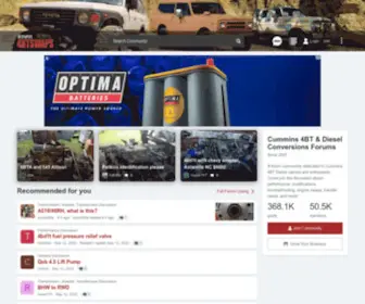 4BTswaps.com(Cummins 4BT & Diesel Conversions Forums) Screenshot