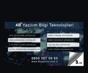 4Byazilim.com.tr(4B Yazılım Bilgi Teknolojileri) Screenshot