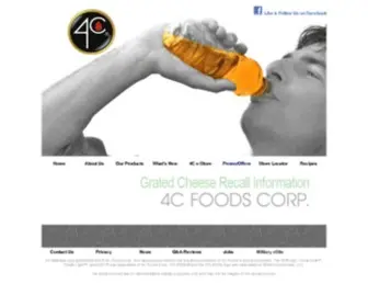 4C.com(4C Foods Simply the finest) Screenshot