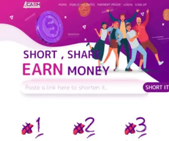 4Cash.me(The Best Way To Share Links) Screenshot