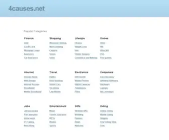 4Causes.net(Causes Directory) Screenshot