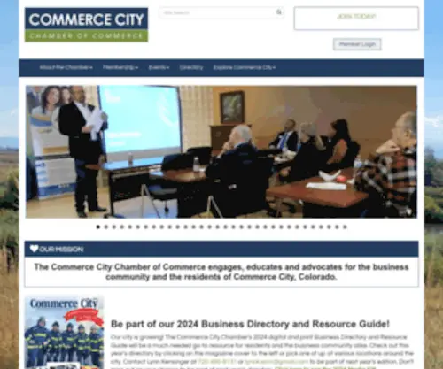 4CChamber.com(Commerce City Chamber of Commerce) Screenshot