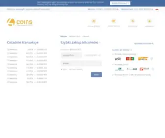 4Coins.pl(Kantor Bitcoin) Screenshot