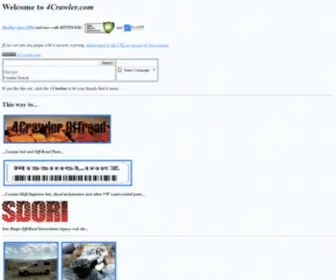 4Crawler.com(Main page) Screenshot