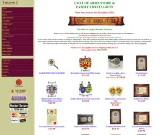 4Crests.com(Family Crests) Screenshot
