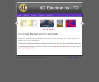 4D-Electronics.co.nz(4D Electronics LTD) Screenshot