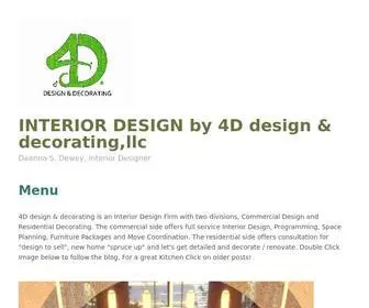4DDesigndec.com(INTERIOR DESIGN by 4D design) Screenshot