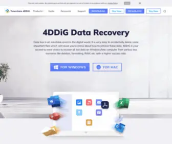 4DDig.net(Focus on Windows & Mac Data Recovery Solutions) Screenshot