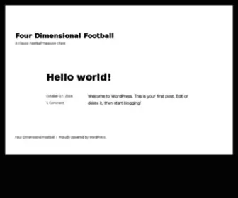 4Dfoot.com(A Classic Football Treasure Chest) Screenshot