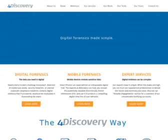 4Discovery.com(Digital Forensics Experts) Screenshot