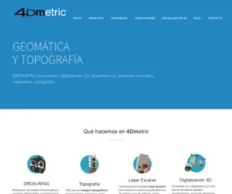 4Dmetric.com(Topografía) Screenshot