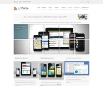 4Dprime.com(Professional Web) Screenshot
