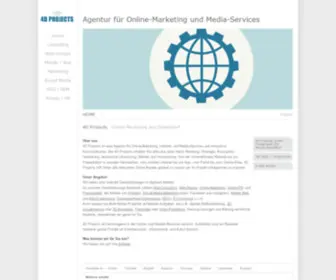 4Dprojects.de(Web-Design) Screenshot