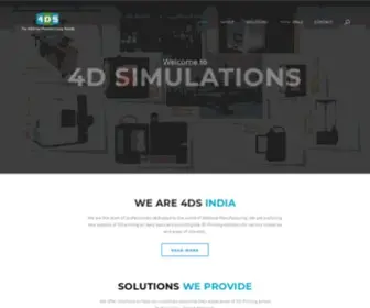 4Dsindia.com(The Additive Manufacturing People) Screenshot