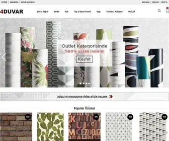 4Duvar.com(4 Duvar Türkiye'nin En Çok Tercih Edilen Duvar Kağıdı ve Parke Mağazaları) Screenshot