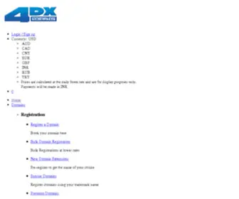 4DXgroup.com(4DX Group) Screenshot