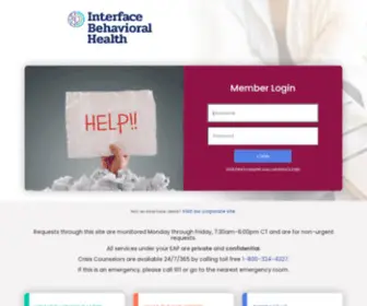 4Eap.com(Interface Behavioral Health) Screenshot