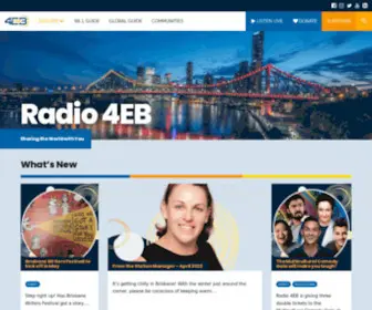 4EB.org.au(Brisbane Ethnic Community Radio) Screenshot