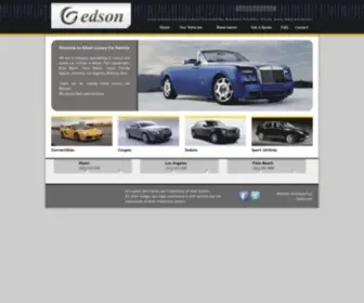 4Edson.com(Edson Luxury Car Rentals) Screenshot